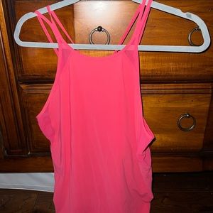 LULULEMON BRIGHT CORAL ATHLETIC TANK
